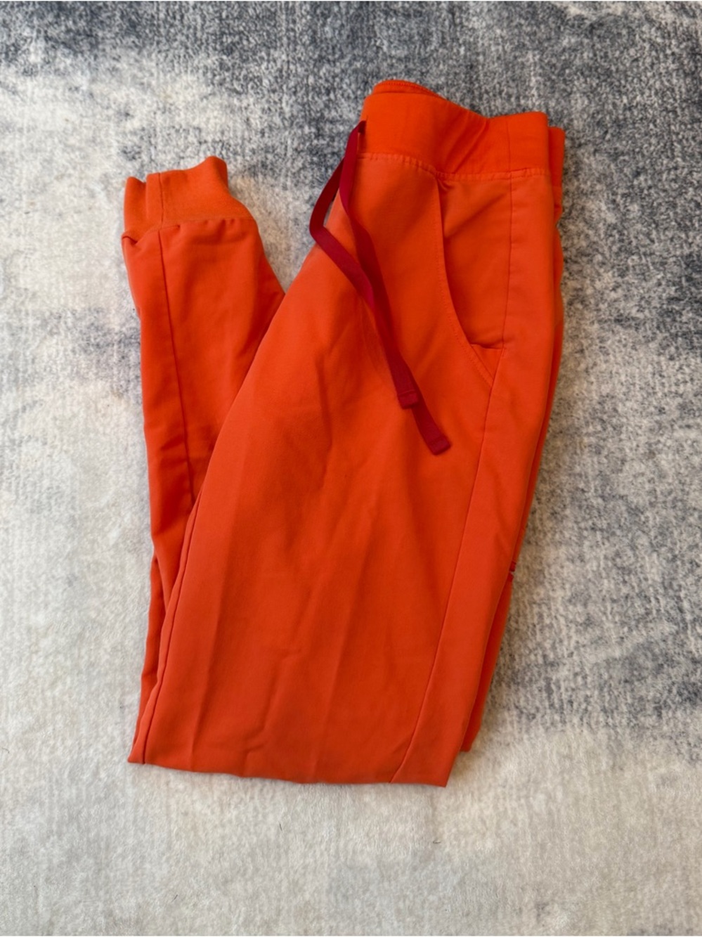 FIGS — Sunset Orange Zamora Jogger Scrub Pants
